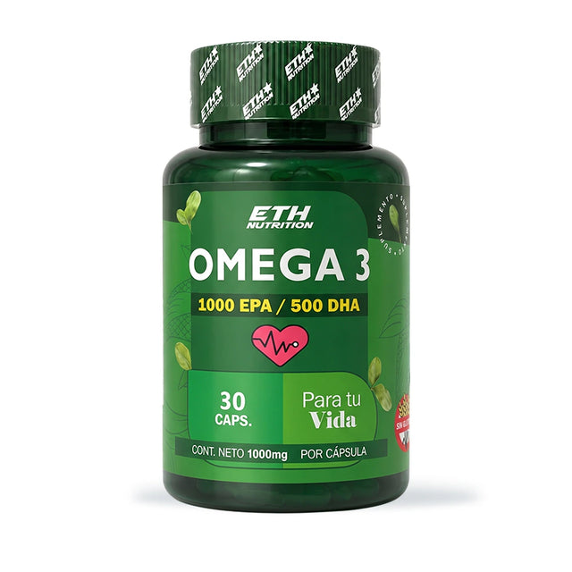 Omega 3 Super Concentrado, EPA + DHA para Corazón y Cerebro