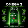 Omega 3 Super Concentrado, EPA + DHA para Corazón y Cerebro