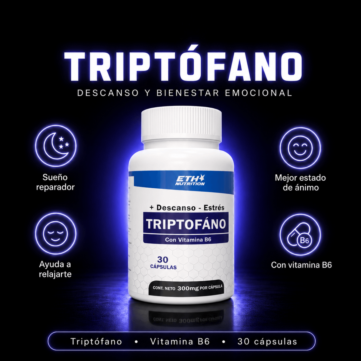 Triptófano - Mejora del Sueño y Estado de Ánimo