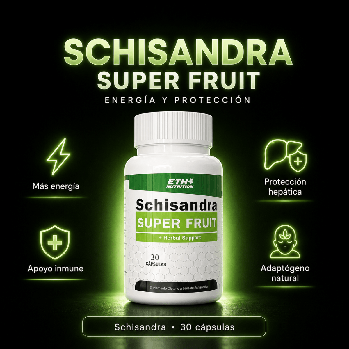 Schisandra - Energía y Protección Hepática