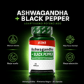 Ashwagandha + Pimienta Negra, Estrés, Sueño y Equilibrio