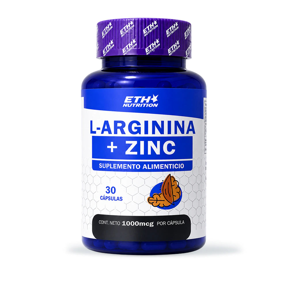 L-Arginina + Zinc más Circulación, Rendimiento y Vitalidad