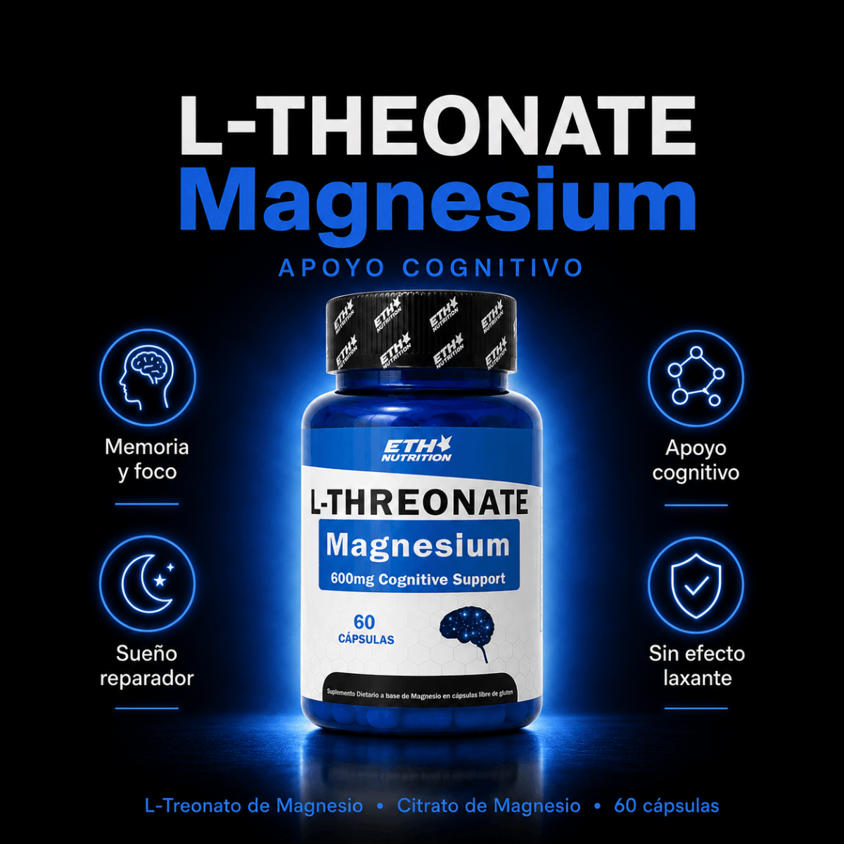 Treonato de Magnesio, Foco Mental y Descanso Profundo