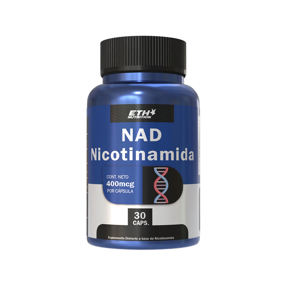 NAD+ Nicotinamida Energía y Longevidad Celular