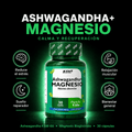 Ashwagandha + Magnesio, Reducción del Estrés y Recuperación Muscular