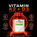 Vitamina K2 + D3, Huesos Fuertes y Bienestar Cardiovascular